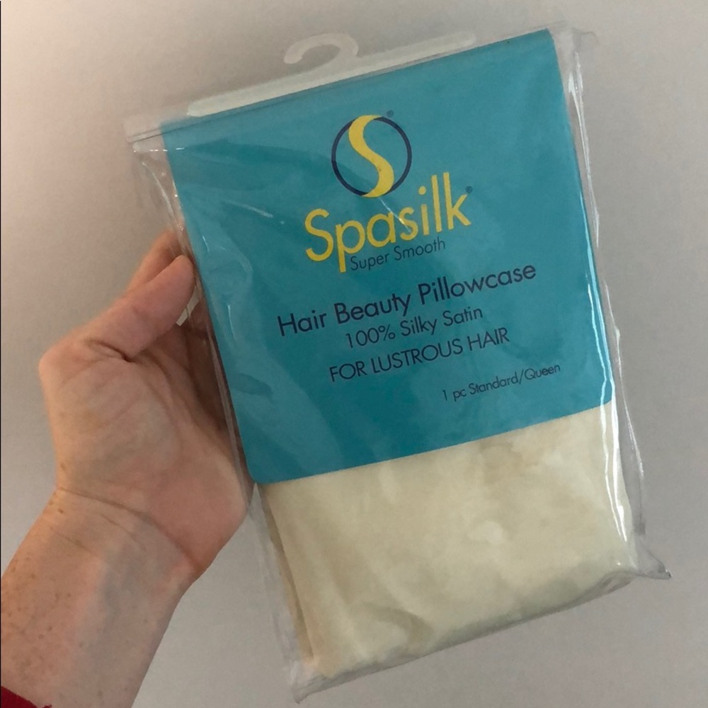 Spasilk Ivory Satin Queen Pillowcase